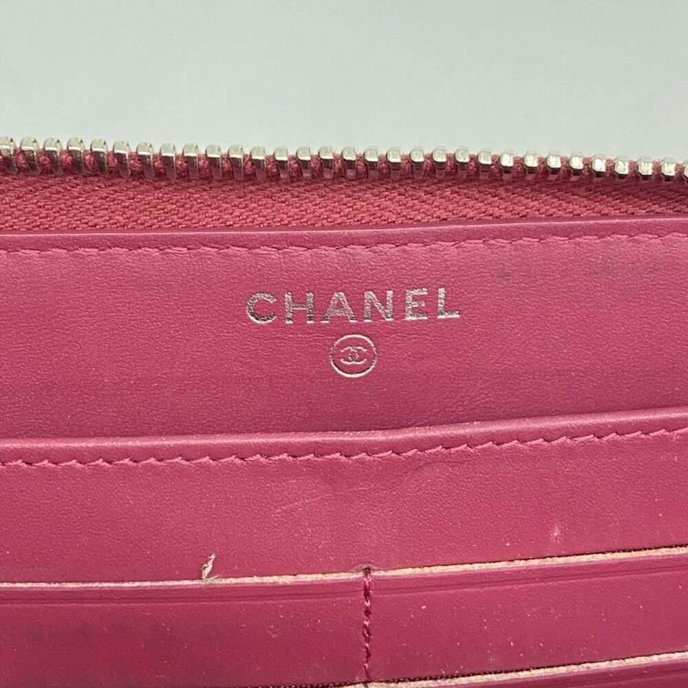 CHANEL Red Leather Wallet - Picture 4 of 9